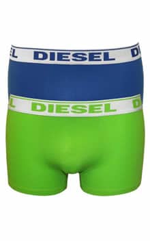Diesel UMBX-SHAWN Boxer Trunks 2 Pack 00S9DZ-0GAFM-02 Lime/Royal