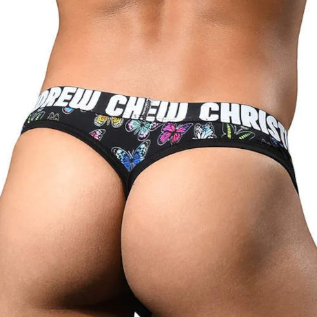 ANDREW CHRISTIAN Butterflies Thong w/ ALMOST NAKED 93319