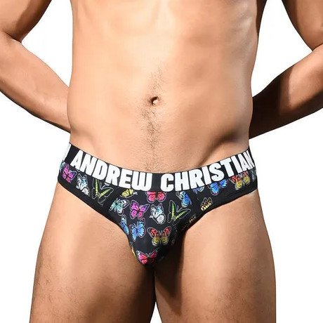 ANDREW CHRISTIAN Butterflies Thong w/ ALMOST NAKED 93319