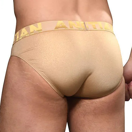 ANDREW CHRISTIAN Champagne Shimmer Brief w/ ALMOST NAKED 93031