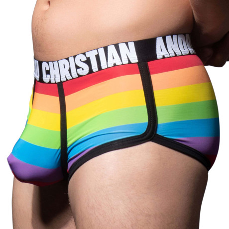 ANDREW CHRISTIAN Pride Stripe Boxer w/ ALMOST NAKED 93145