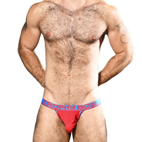 ANDREW CHRISTIAN TROPHY BOY For Hung Guys Mesh Jock 92398