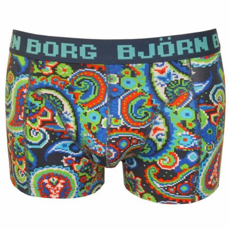 Bjorn Borg 8-Bit Paisley Short Shorts for Him 144156-106271-70521