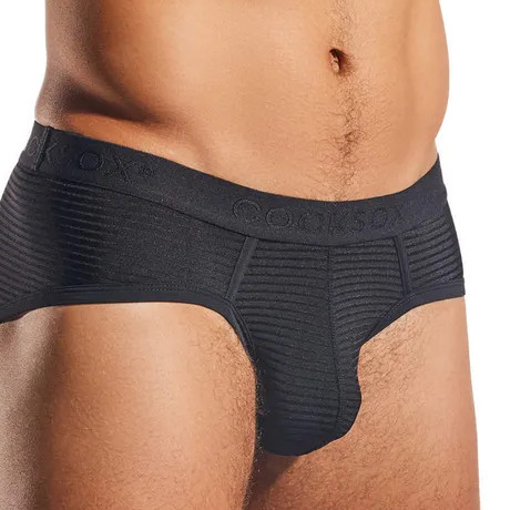 COCKSOX Lux SEMI-SHEER SPORTS BRIEF CX76LUX