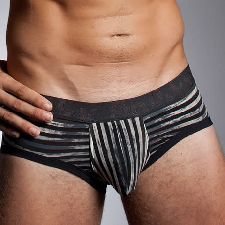 HOM Black Addict Enigma Low Waist Brief UP