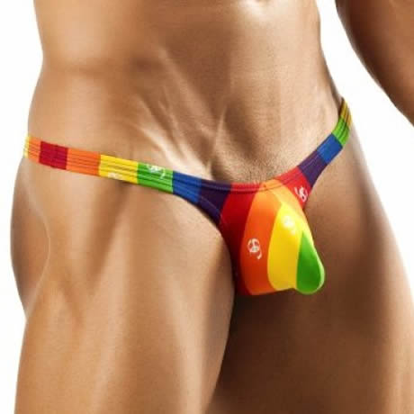 Joe Snyder Rainbow Bulge Enhancement Thong 02