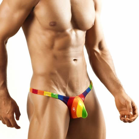 Joe Snyder Rainbow Bulge Enhancement Thong 02