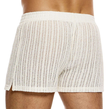MODUS VIVENDI STRIPED CROCHET Boxer Shorts 07421