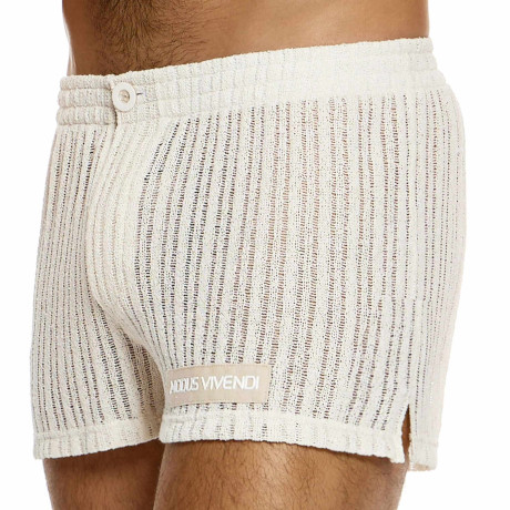 MODUS VIVENDI STRIPED CROCHET Boxer Shorts 07421