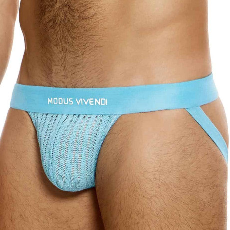 MODUS VIVENDI STRIPED CROCHET Jockstrap 07412