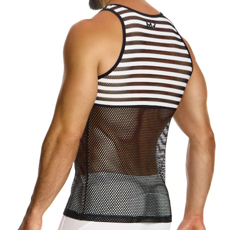 MODUS VIVENDI STRIPED THROUGH Tanktop 01431