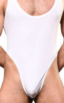 ANDREW CHRISTIAN Buckle Bodysuit w/ ALMOST NAKED 92985