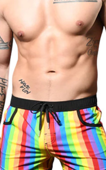 ANDREW CHRISTIAN Pride Swim Shorts 70099