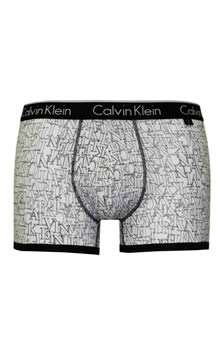 Calvin Klein ck one All Over Logo Trunk U8502A-LC3 White