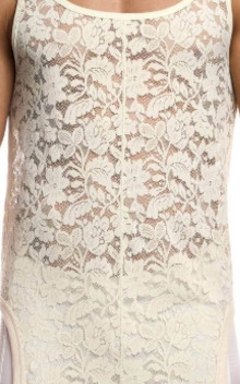 MODUS VIVENDI FLORAL LACE Two-Way Tank Top 04131