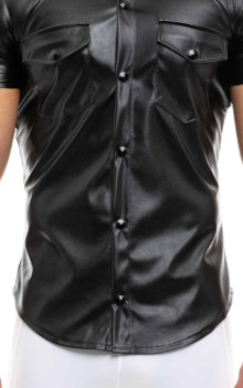 MODUS VIVENDI LEATHER Shirt 20541