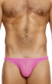 MODUS VIVENDI STRIPED CROCHET Low Cut Brief 07413